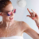 "Hey, this musical shower head really ROCKS."